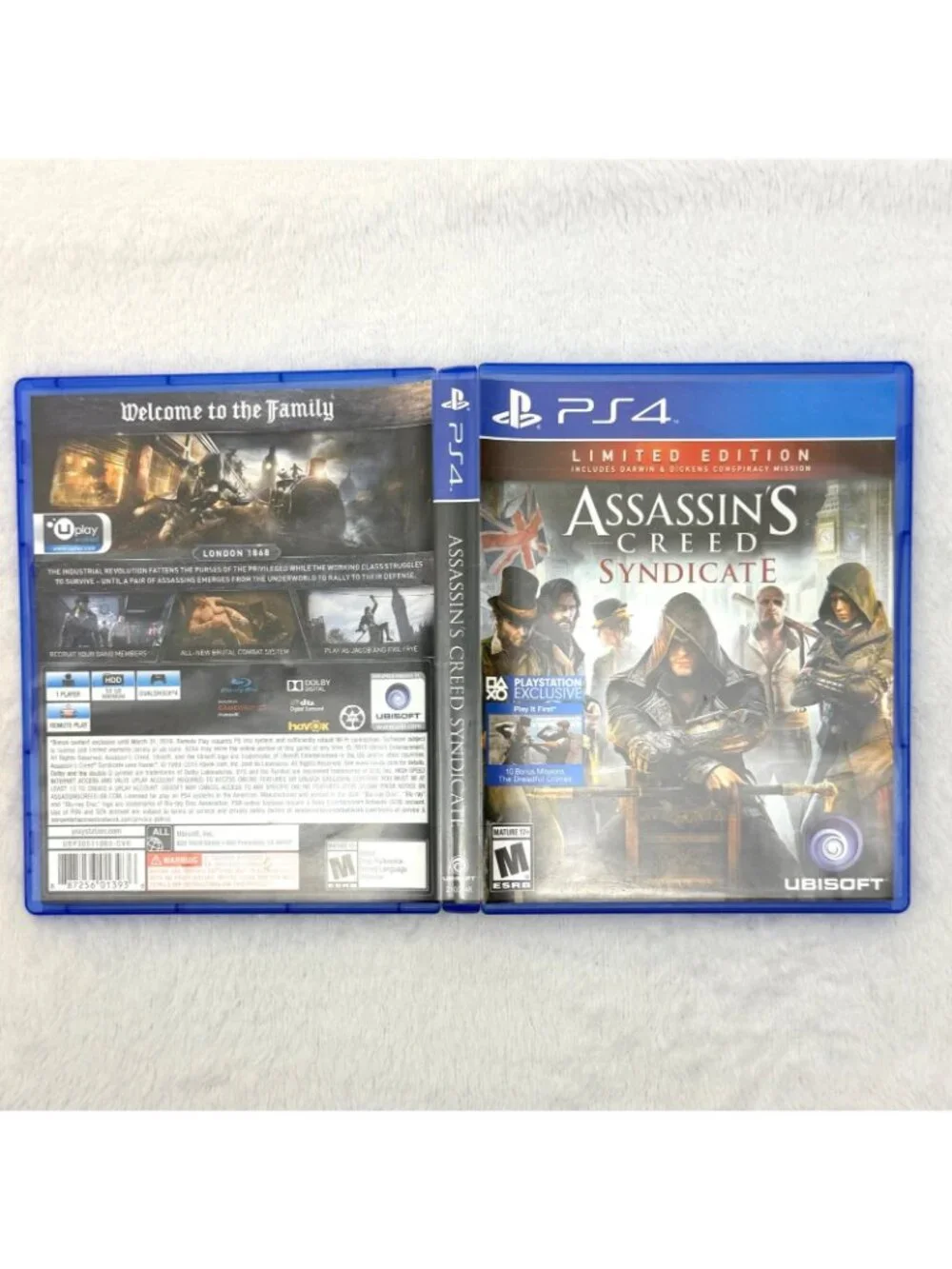 PS4 Assassin's Creed Syndicate Limited Edition Game 2015 Ubisoft